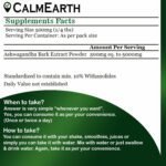 Ashwagandha Extract Powder powder ayurvedic wellness product by CalmEarth