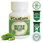 Bitter Melon Extract Capsules capsules ayurvedic wellness supplement by CalmEarth