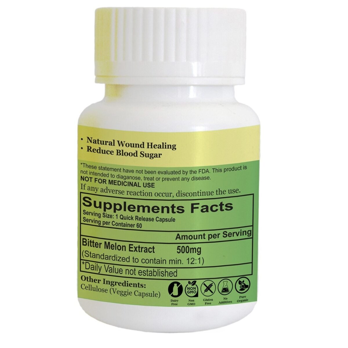 Bitter Melon Extract Capsules capsules herbal supplement by CalmEarth