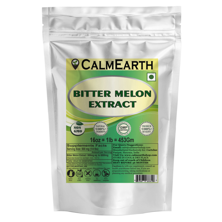 Bitter Melon Extract Powder powder organic herbal supplement by CalmEarth