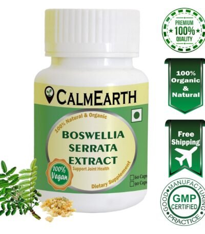 Boswellia Serrata Extract Capsules capsules ayurvedic wellness supplement by CalmEarth