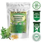 Boswellia Serrata Extract Powder powder fine texture close-up by CalmEarth