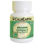 Brahmi Extract Capsules capsules close-up view by CalmEarth