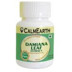 Damiana Extract Capsules capsules close-up view by CalmEarth