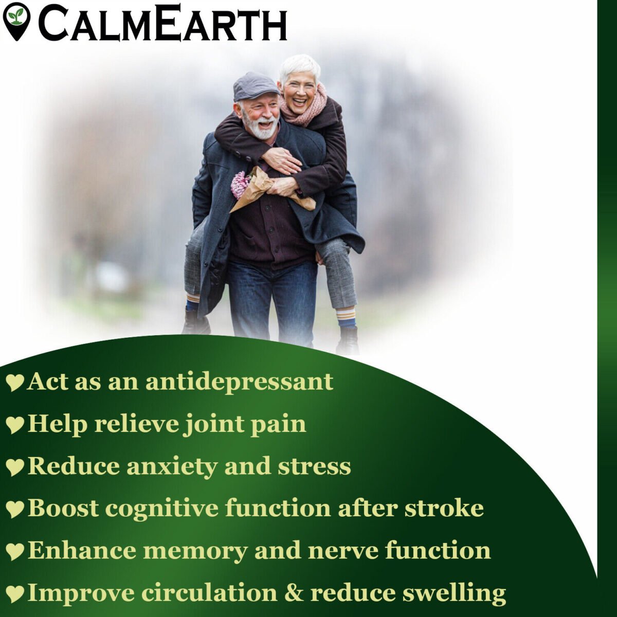 Gotu Kola Extract Capsules capsules close-up view by CalmEarth