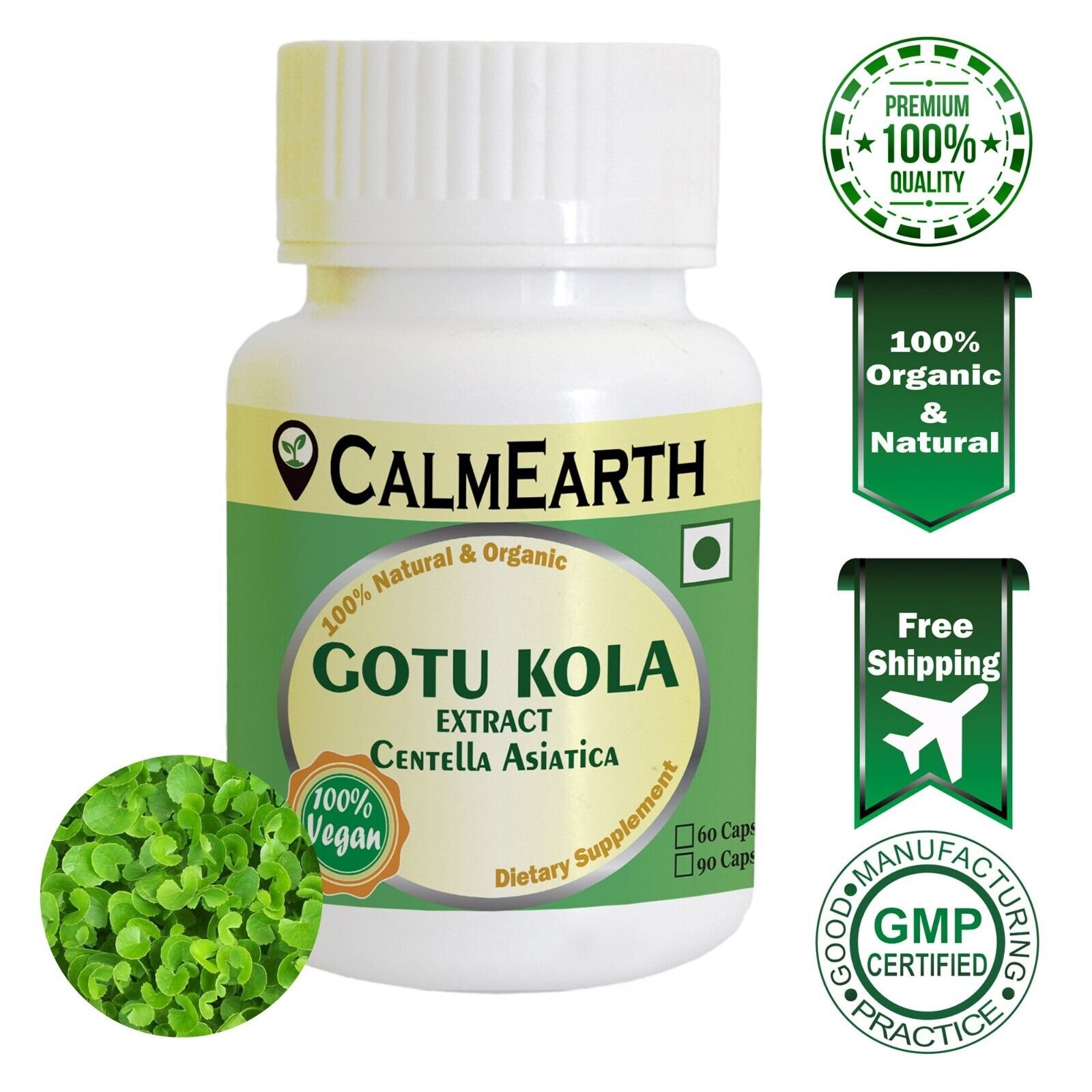 gotu-kola-extract-capsules-calmearth Gotu Kola Extract Capsules capsules ayurvedic wellness supplement by CalmEarth