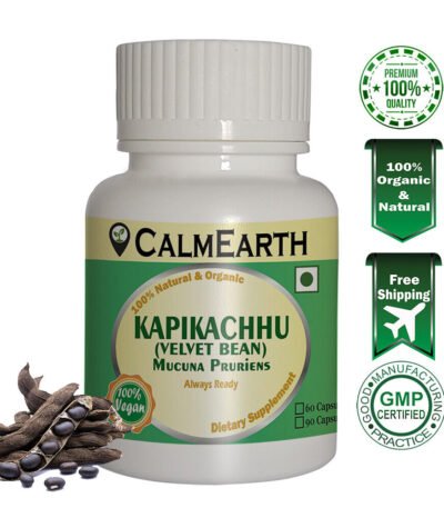 Kapikachhu Capsules capsules ayurvedic wellness supplement by CalmEarth
