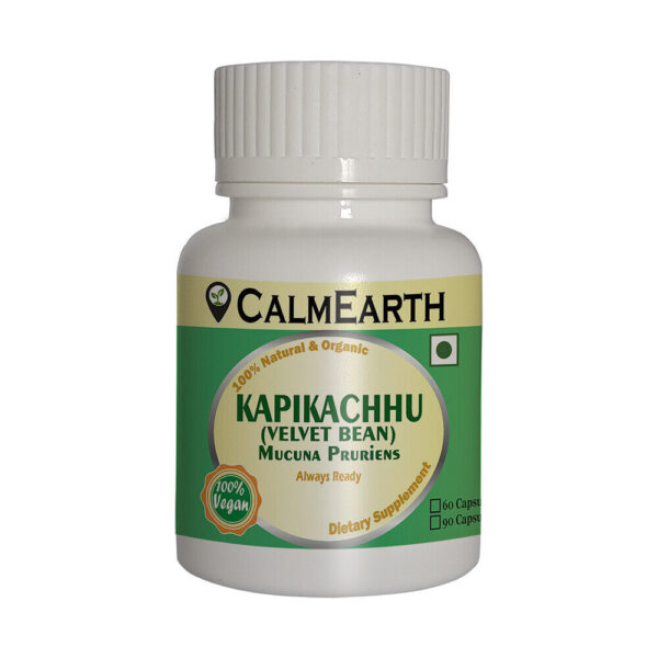 Kapikachhu Capsules capsules close-up view by CalmEarth