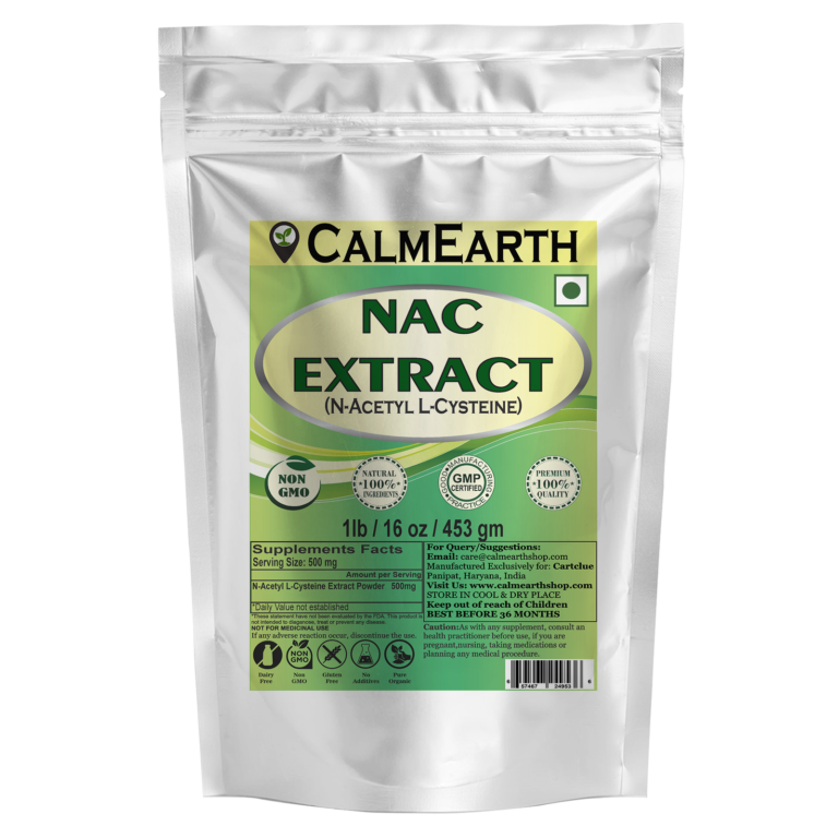 NAC Extract Powder powder organic herbal supplement by CalmEarth