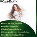 Organic Aloe Vera Capsules capsules close-up view by CalmEarth