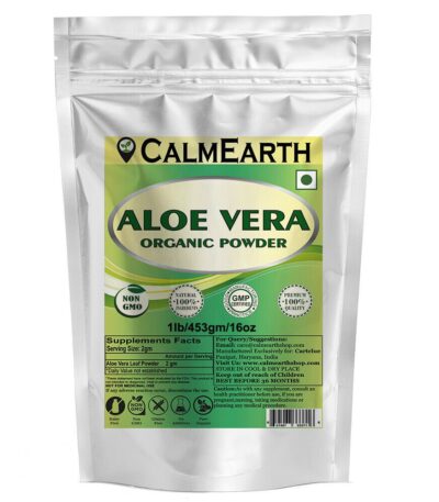 Organic Aloe Vera Powder powder organic herbal supplement by CalmEarth