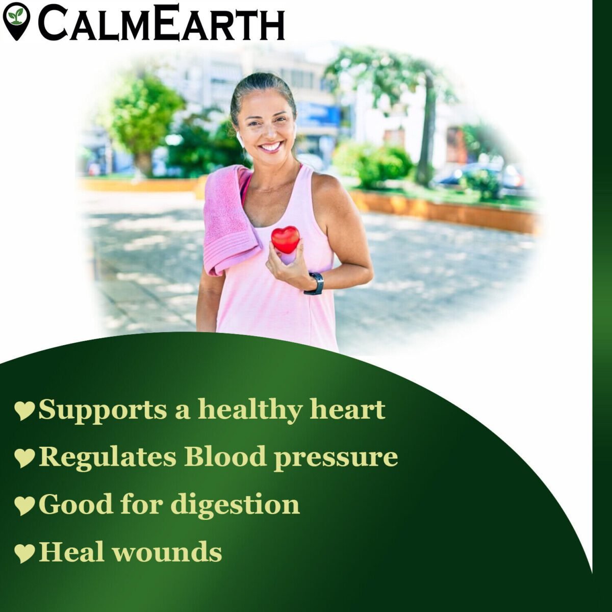 Organic Arjuna Capsules capsules close-up view by CalmEarth