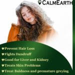 Organic Bhringraj Capsules capsules close-up view by CalmEarth