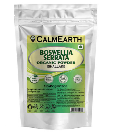 Organic Boswellia Serrata Resin Powder powder organic herbal supplement by CalmEarth