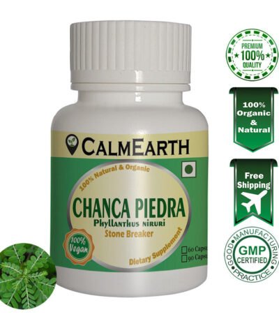 Organic Chanca Piedra Capsules capsules ayurvedic wellness supplement by CalmEarth