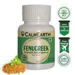 Organic Fenugreek Capsules capsules ayurvedic wellness supplement by CalmEarth