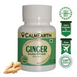 Organic Ginger Capsules capsules ayurvedic wellness supplement by CalmEarth