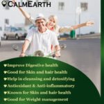 Organic Haritaki Capsules capsules close-up view by CalmEarth