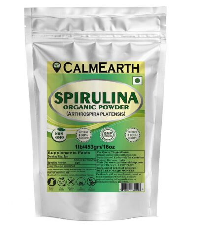 Organic Spirulina Powder powder organic herbal supplement by CalmEarth