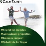 CalmEarth Organic Green Stevia Powder (Whole Leaf) - Image 2