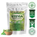 CalmEarth Organic Green Stevia Powder (Whole Leaf)