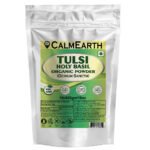 Organic Tulsi Powder powder organic herbal supplement by CalmEarth