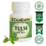 Tulsi Extract Capsules capsules ayurvedic wellness supplement by CalmEarth