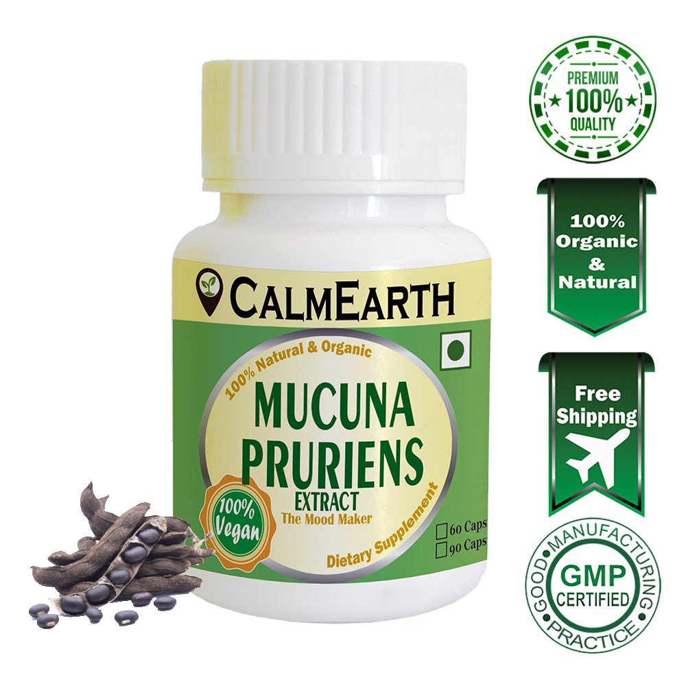 mucuna-pruriens-extract-capsules-calmearth Mucuna Pruriens Extract Capsules capsules ayurvedic wellness supplement by CalmEarth