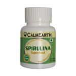 Organic Spirulina Capsules capsules close-up view by CalmEarth