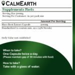 CalmEarth Maca Root Extract Capsule 500mg, 15% Sterol - Image 4