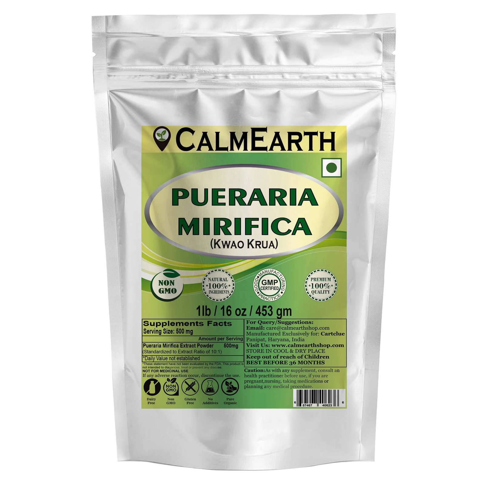 pueraria CalmEarth Pueraria Mirifica 10:1 Extract Powder - Image 1