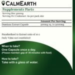 CalmEarth Damiana Extract Capsules – 10:1 (Turnera diffusa) - Image 4